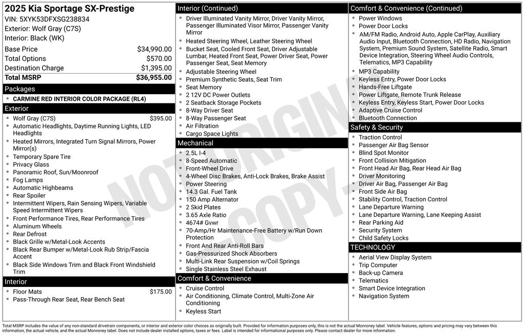 2025 Kia Sportage SUV 