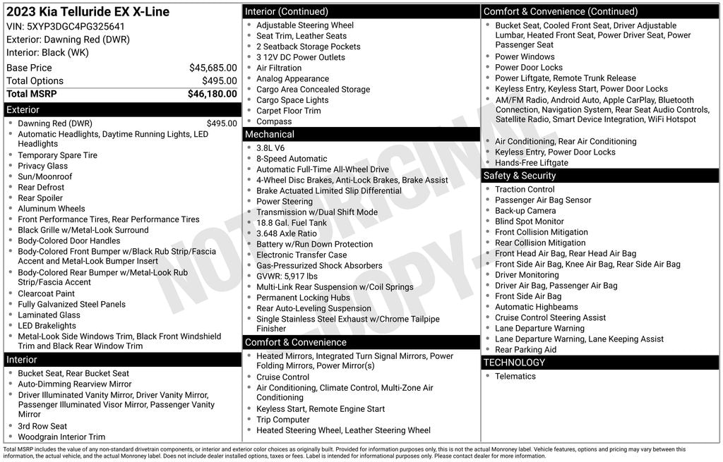 Used 2023 Kia Telluride EX X-Line SUV