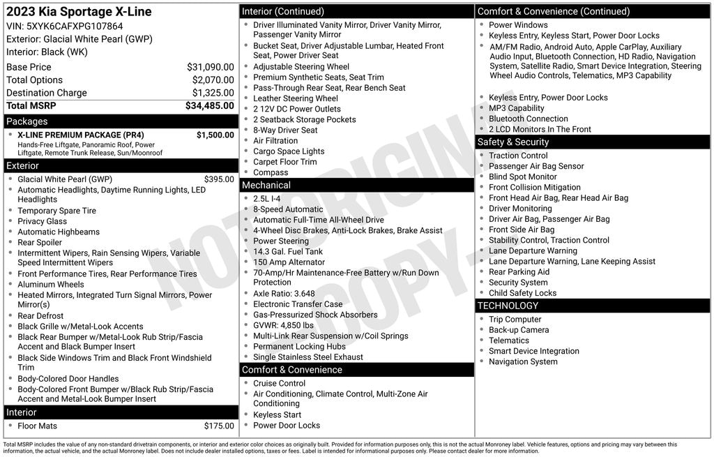 Used 2023 Kia Sportage X-Line SUV