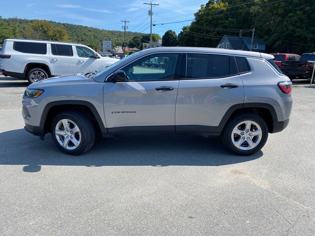 Used 2023 Jeep Compass Sport with VIN 3C4NJDAN2PT517253 for sale in Springfield, VT