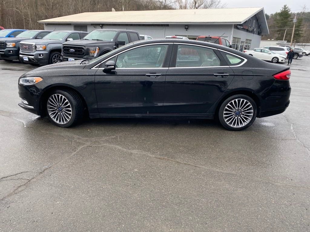 Used 2017 Ford Fusion SE with VIN 3FA6P0T9XHR268295 for sale in Springfield, VT