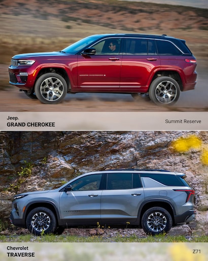 Chevrolet Traverse Vs Jeep Grand Cherokee: Ultimate SUV Showdown