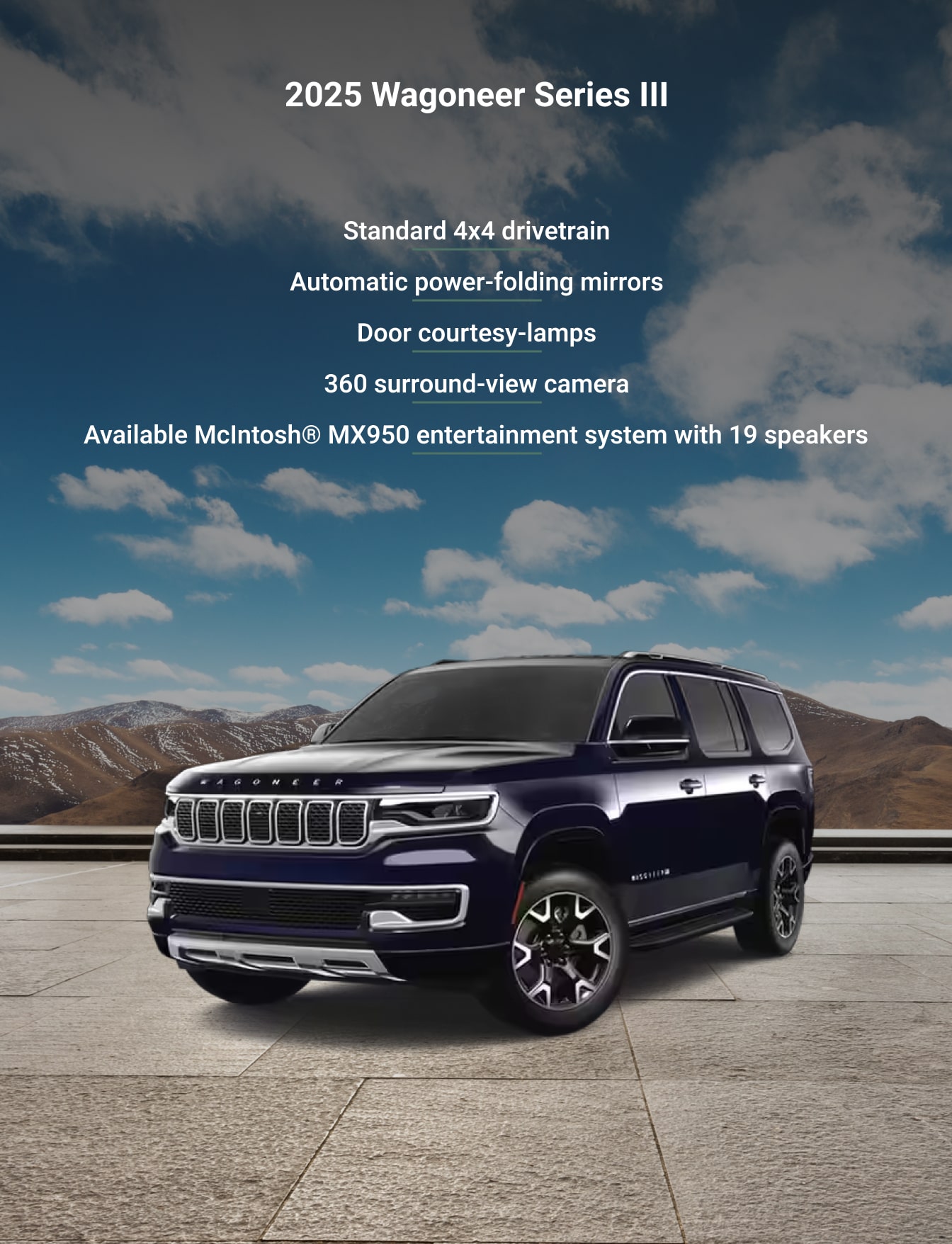 2025 Wagoneer Series III