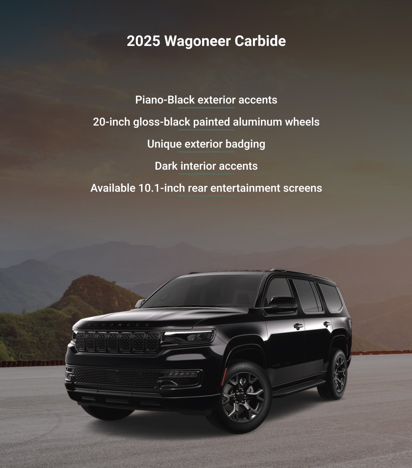 2025 Wagoneer Carbide