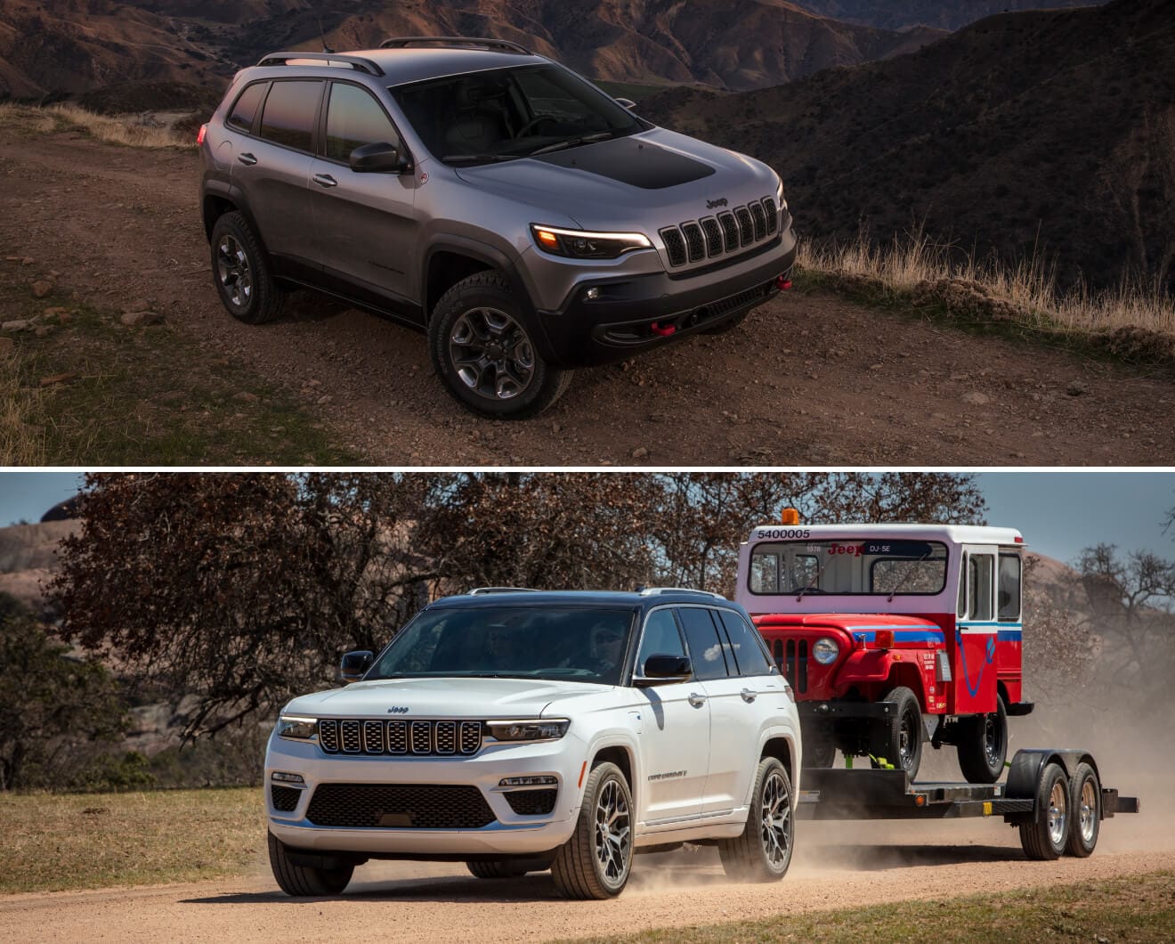 Jeep Grand Cherokee vs. Jeep Cherokee Towing Capacity, Off-Road Capability & Power