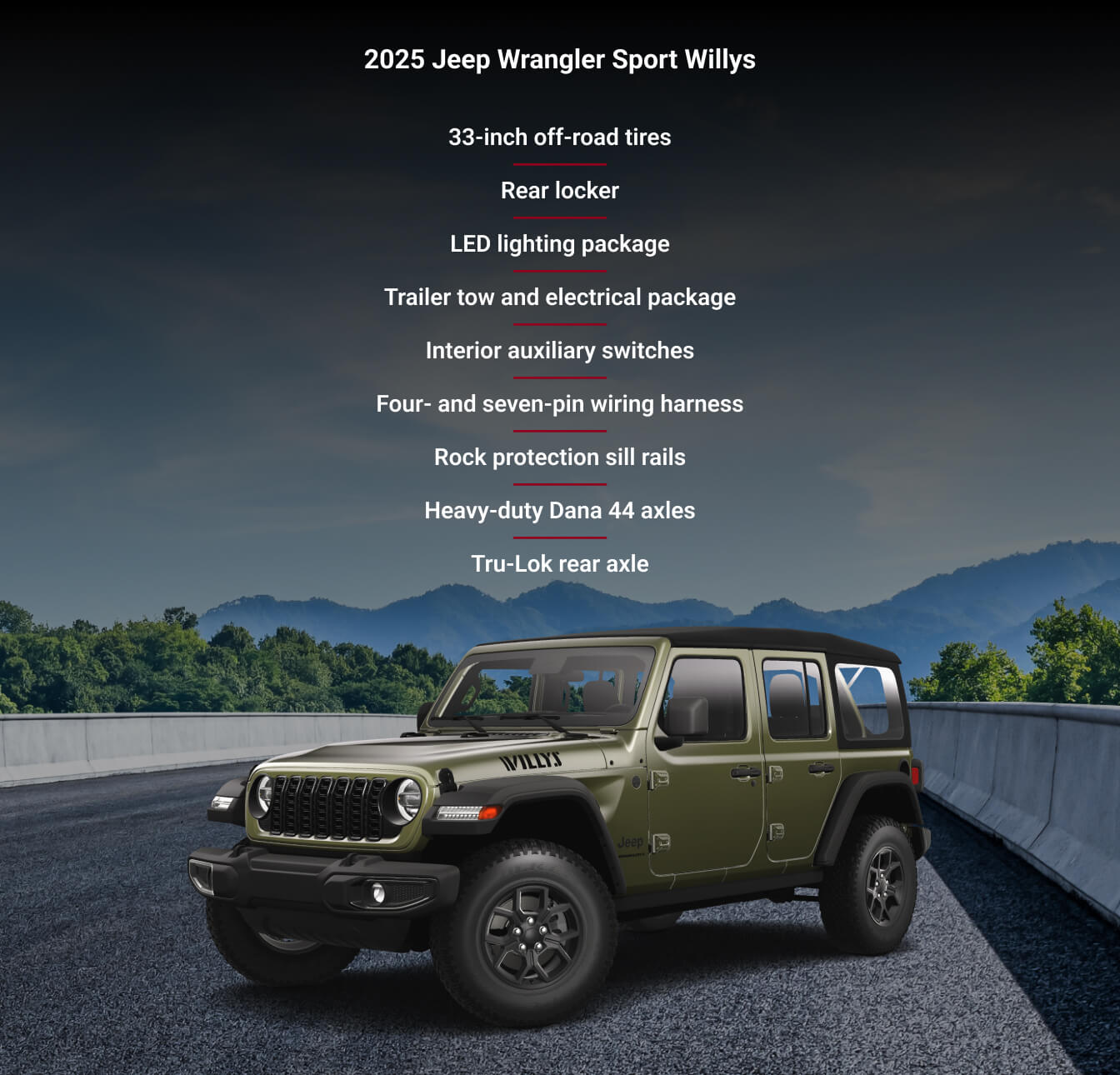 Jeep Wrangler 4-Door Willys in '41 PJ5