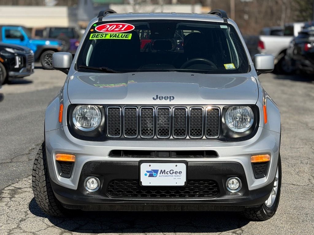 Used 2021 Jeep Renegade Latitude with VIN ZACNJDBB9MPM53393 for sale in Barre, VT