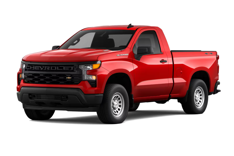 2026 Silverado 1500 in Red
