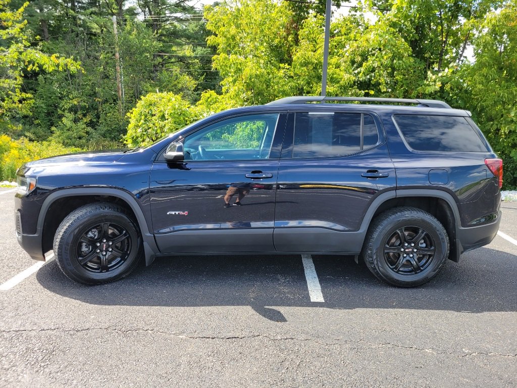 Used 2021 GMC Acadia AT4 with VIN 1GKKNLLS2MZ175736 for sale in Middlebury, VT