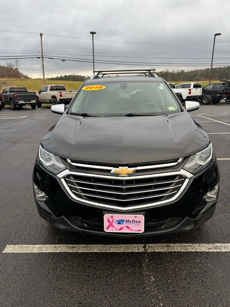 Used 2018 Chevrolet Equinox Premier with VIN 3GNAXXEU8JL309778 for sale in Middlebury, VT