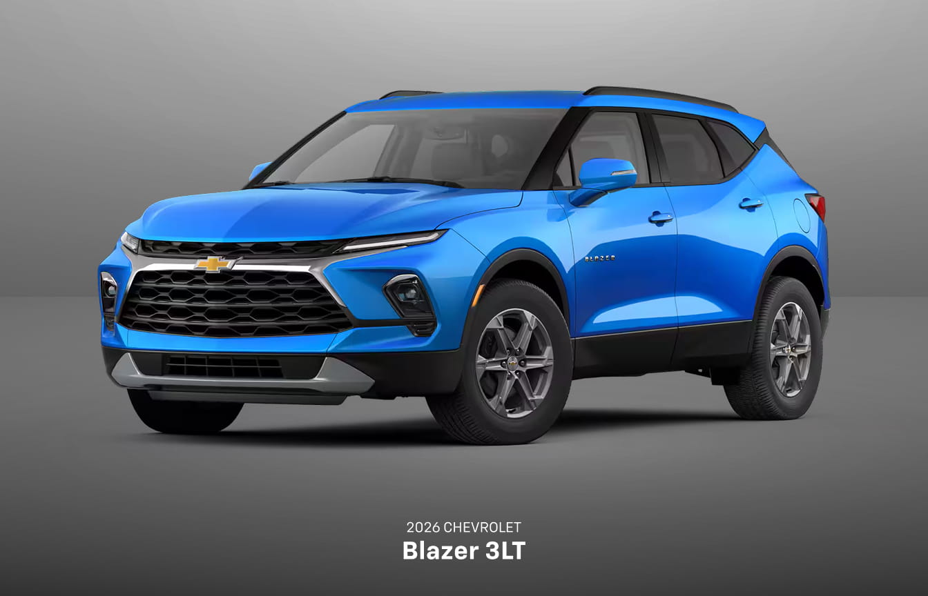 2026 Chevrolet Blazer 3LT in Riptide Blue Metallic