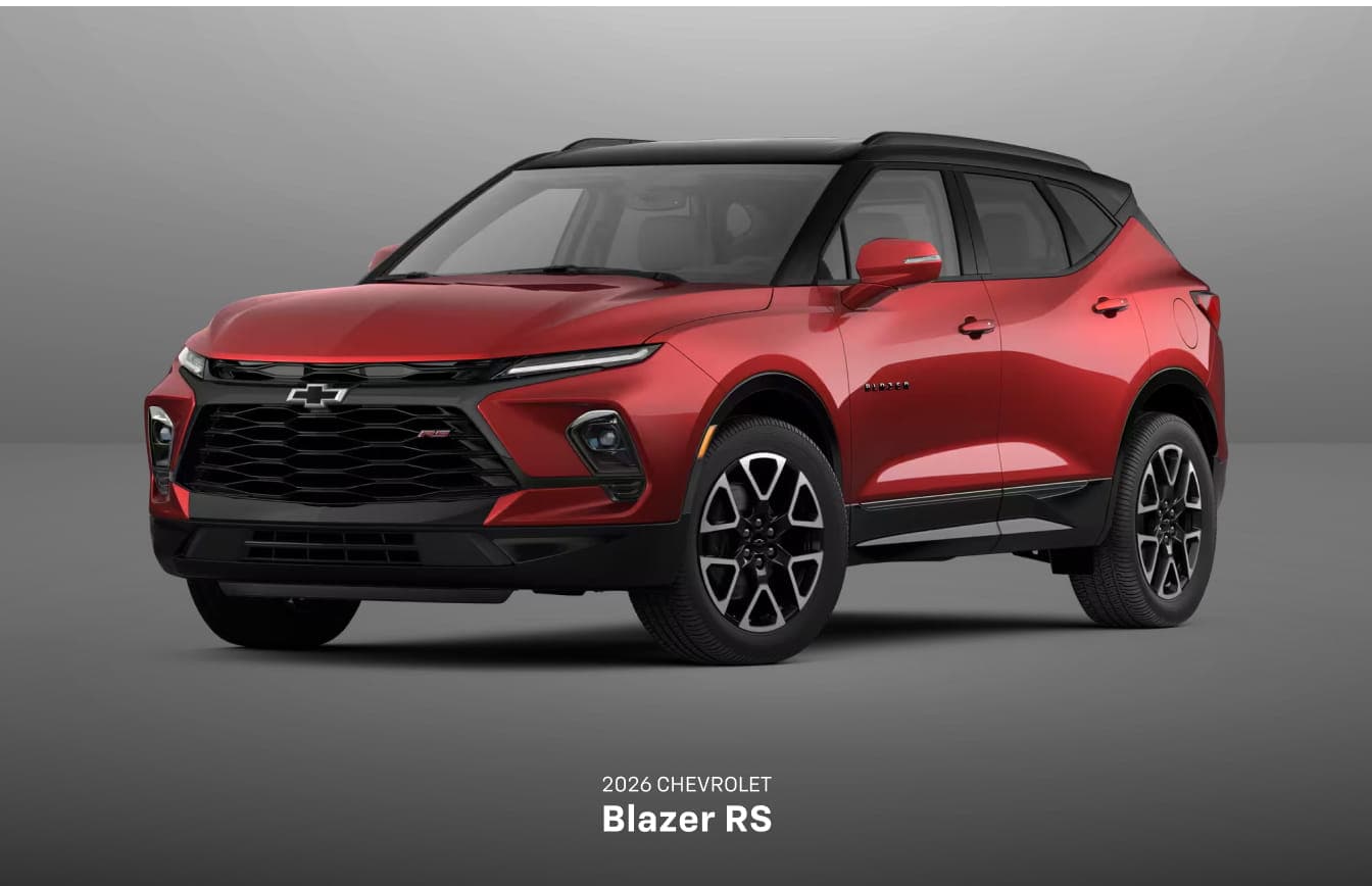 2026 Chevrolet Blazer RS in Radiant Red Tintcoat
