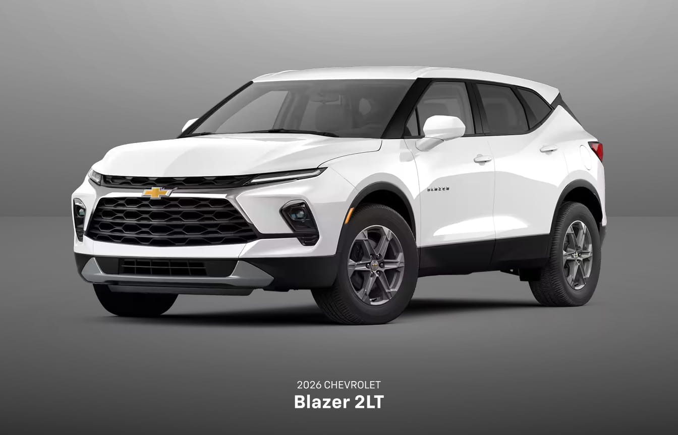2026 Chevrolet Blazer 2LT in Summit White.