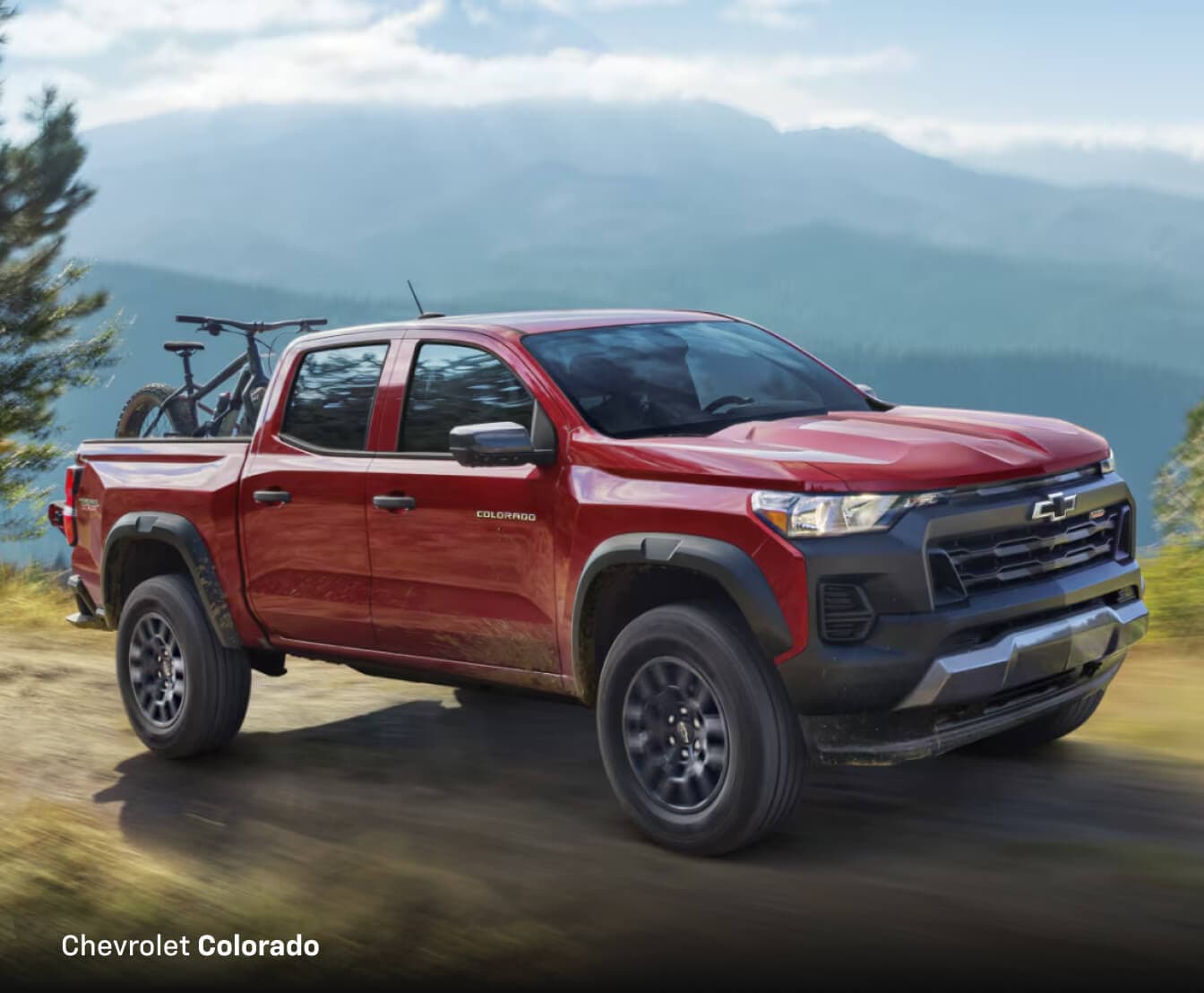Chevrolet Colorado Crew Cab Trail Boss in Radiant Red Tintcoat