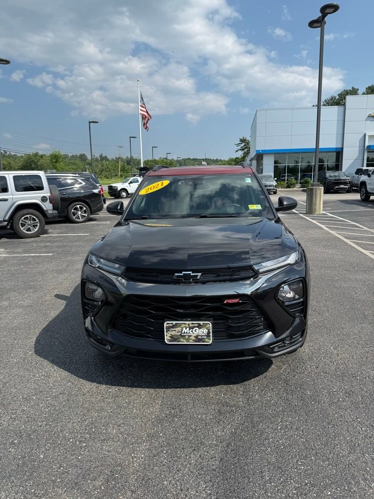Used 2021 Chevrolet Trailblazer RS with VIN KL79MUSLXMB103315 for sale in Middlebury, VT