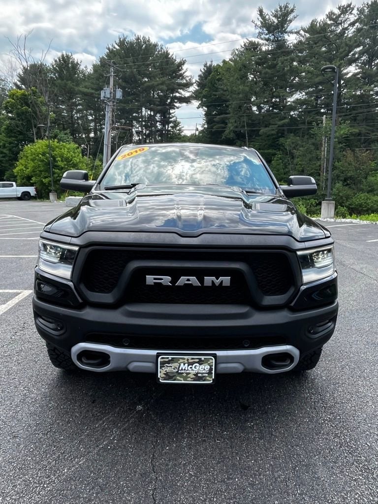Used 2019 RAM Ram 1500 Pickup Rebel with VIN 1C6SRFLT9KN545537 for sale in Middlebury, VT