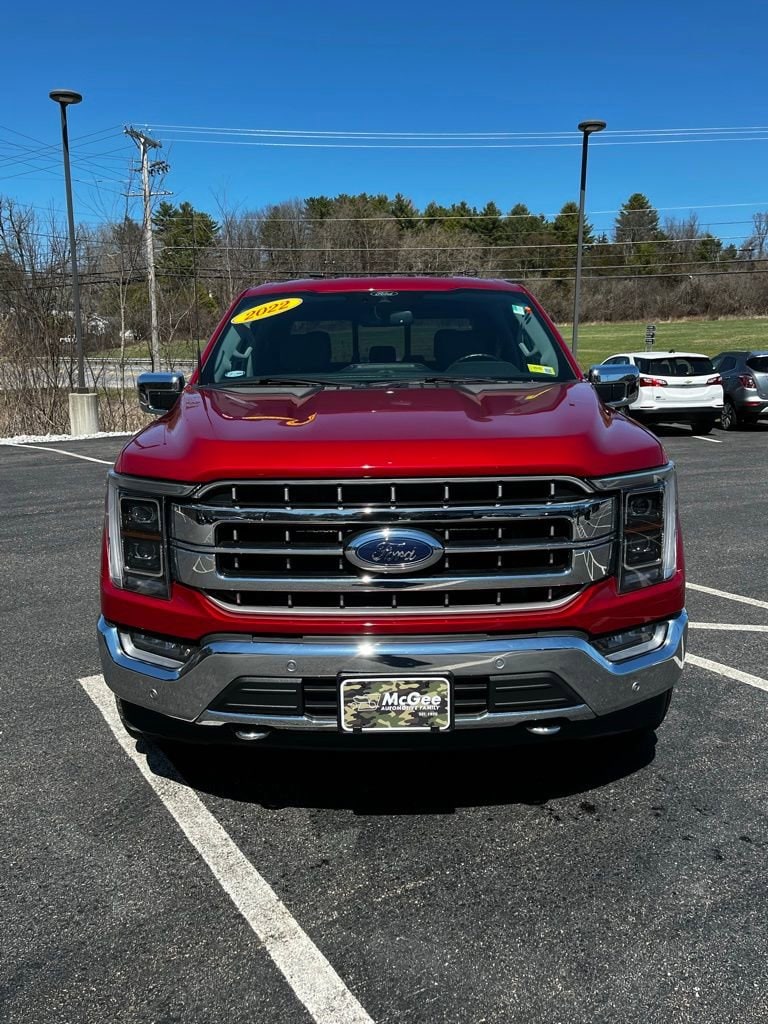 Used 2022 Ford F-150 Lariat with VIN 1FTFW1E54NKD47829 for sale in Middlebury, VT