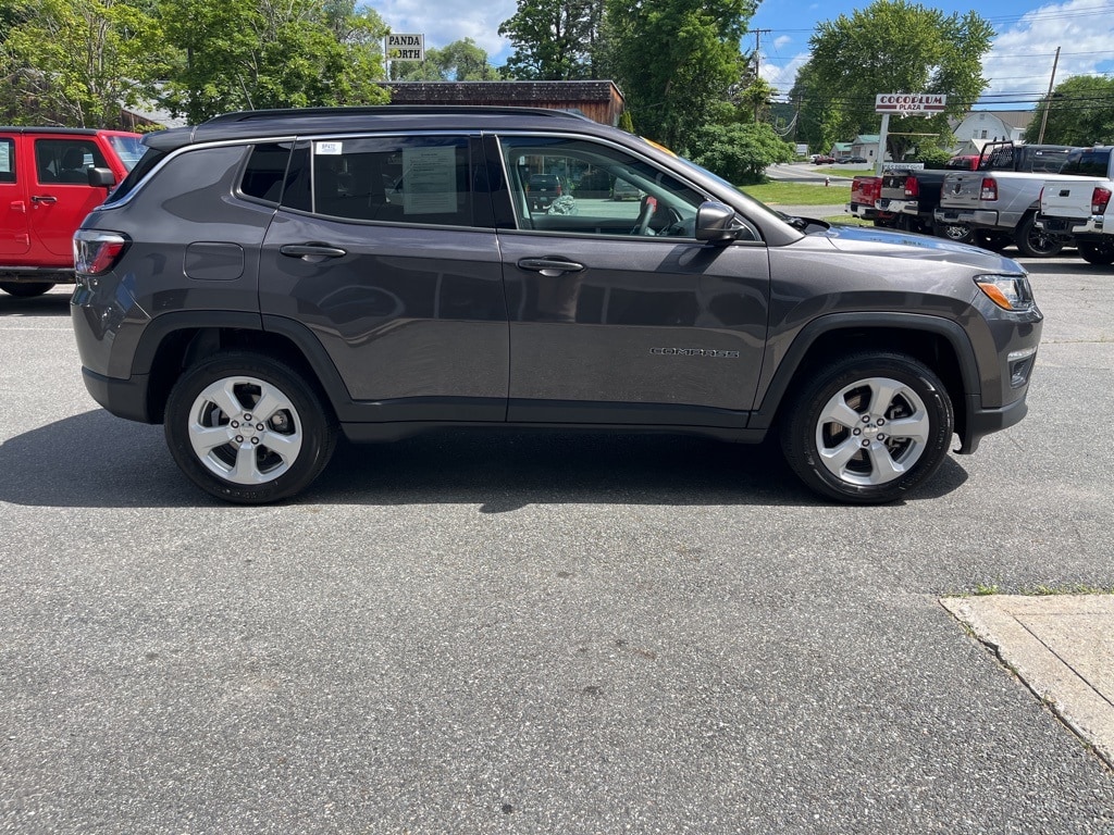 Used 2021 Jeep Compass Latitude with VIN 3C4NJDBBXMT562506 for sale in Brattleboro, VT