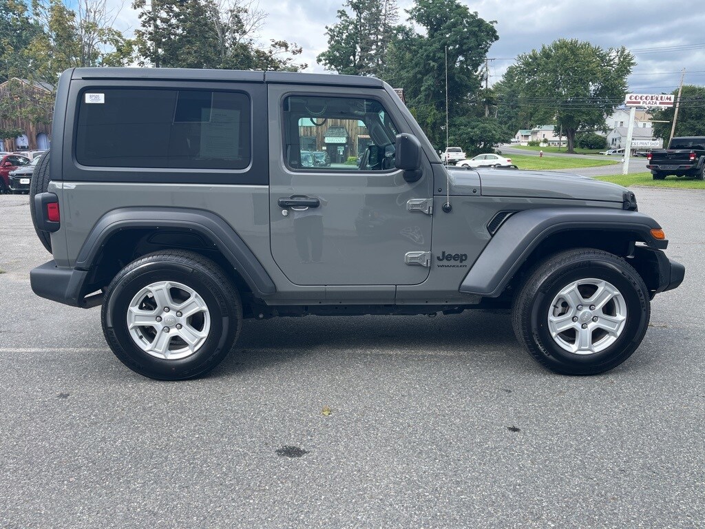 Used 2022 Jeep Wrangler Sport S with VIN 1C4GJXAN1NW258112 for sale in Brattleboro, VT