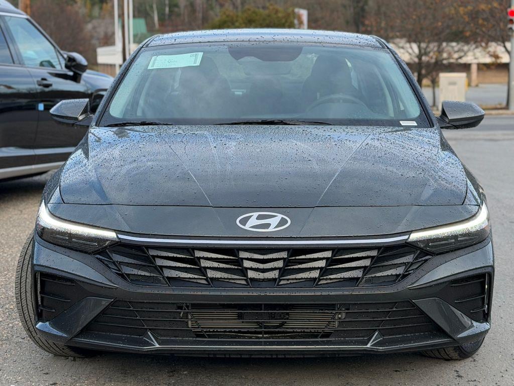 New 2026 Hyundai Elantra Hybrid Blue Sedan