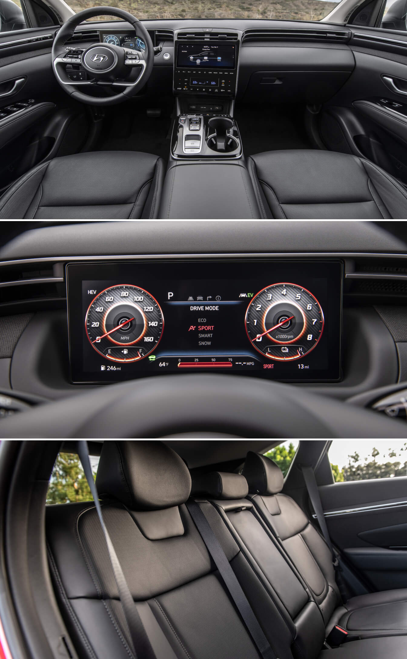Hyundai Tucson Plug-In Hybrid Trims & Interior Features