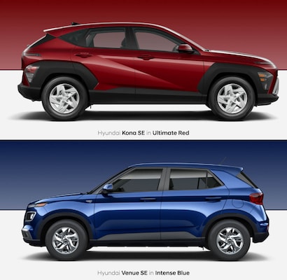 Hyundai Kona Hyundai Venue Comparison Charts