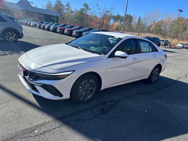 2026 Hyundai Elantra Hybrid Blue Sedan