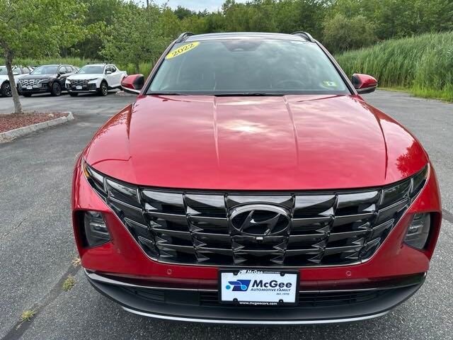 Used 2022 Hyundai Tucson Limited with VIN 5NMJECAE7NH074475 for sale in Lebanon, NH