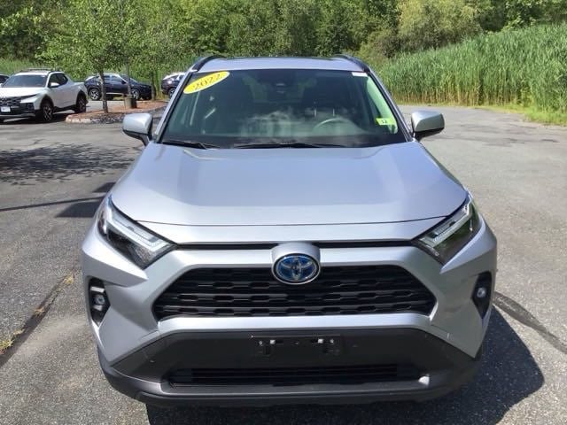 Used 2022 Toyota RAV4 XLE Premium with VIN JTMB6RFV2ND058027 for sale in Lebanon, NH