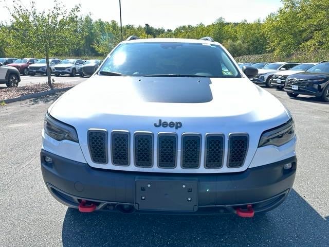 Used 2021 Jeep Cherokee Trailhawk with VIN 1C4PJMBX1MD217388 for sale in Lebanon, NH