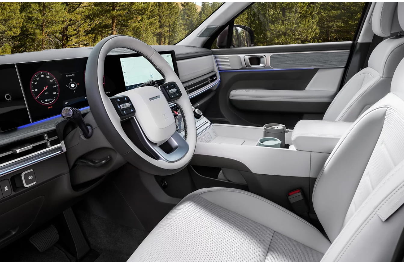 2026 Hyundai SANTA FE Calligraphy with Nappa leather seating surfaces