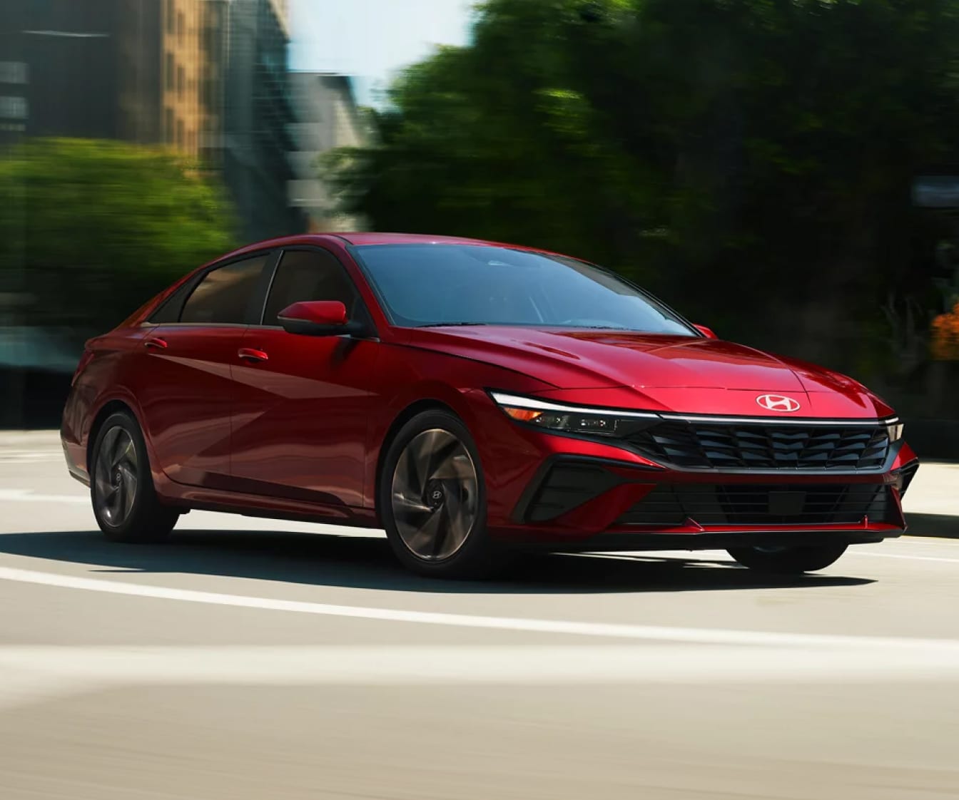 2026 Hyundai Elantra Limited in Ultimate Red