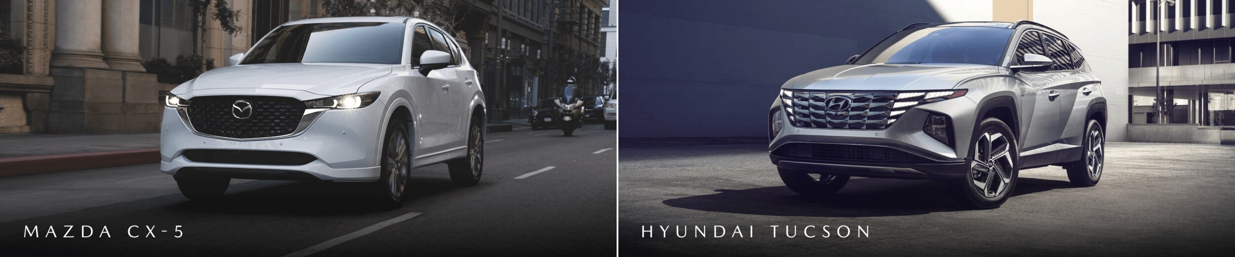 Mazda CX-5 vs. Hyundai Tucson: Compact SUV Showdown