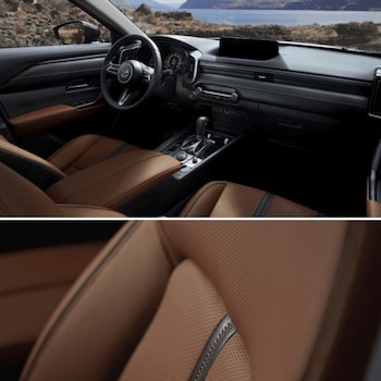 2026 Mazda CX-50 interior in Terracotta Leather