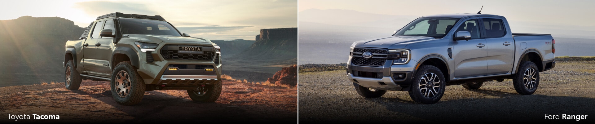Toyota Tacoma vs. Ford Ranger
