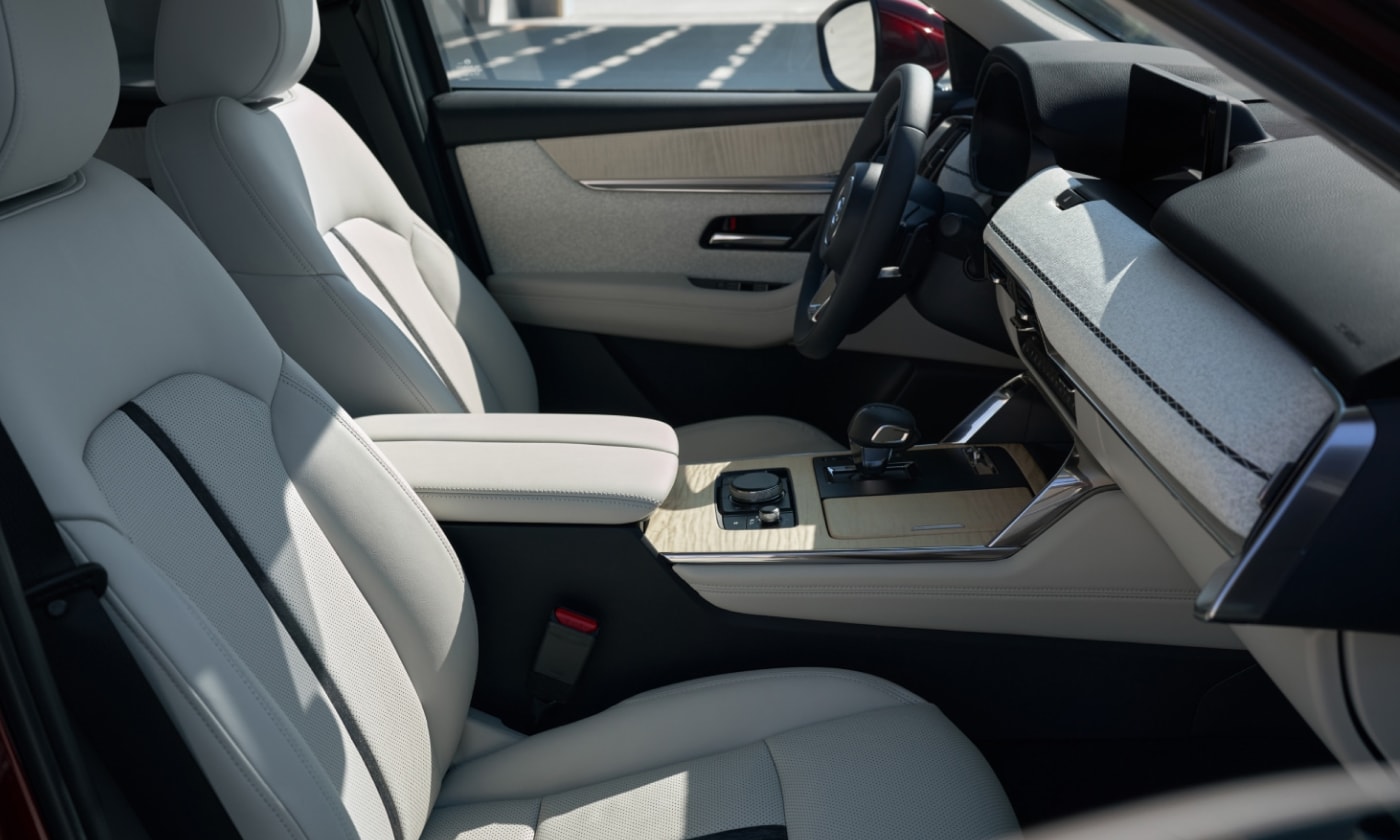 Interior front seat image of a 2026 Mazda CX-90