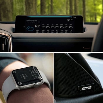Alexa built-in, MyMazda App with Mazda Connected Services and available Bose® Audio System