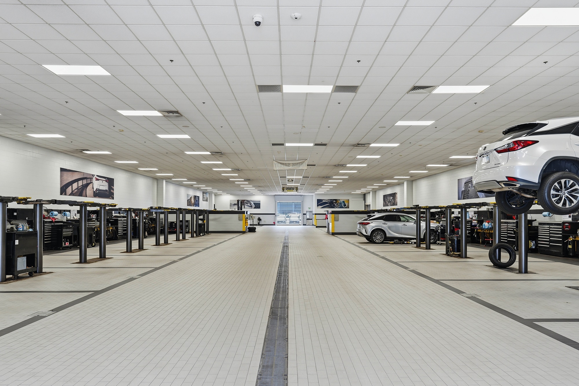 Service drive at Lexus of Warwick in Warwick, Rhode Island