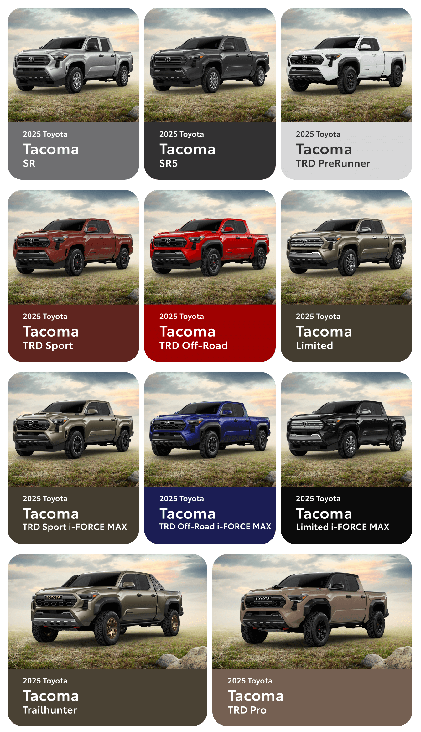 2025 Toyota Truck Models