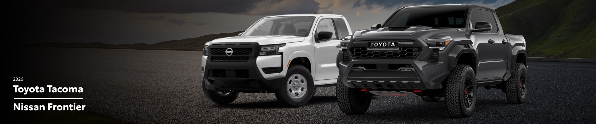 2026 Nissan Frontier vs. 2026 Toyota Tacoma