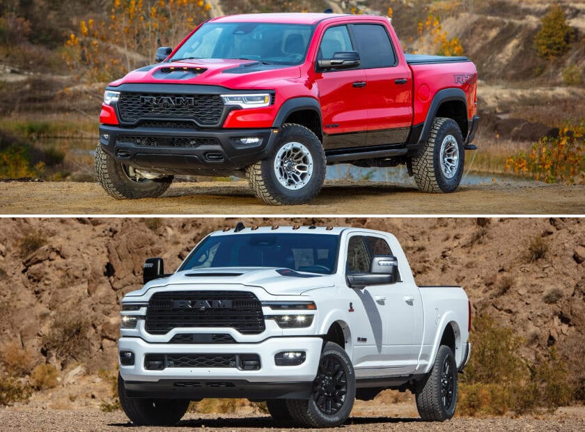 Ram 2500 Vs. Ram 1500