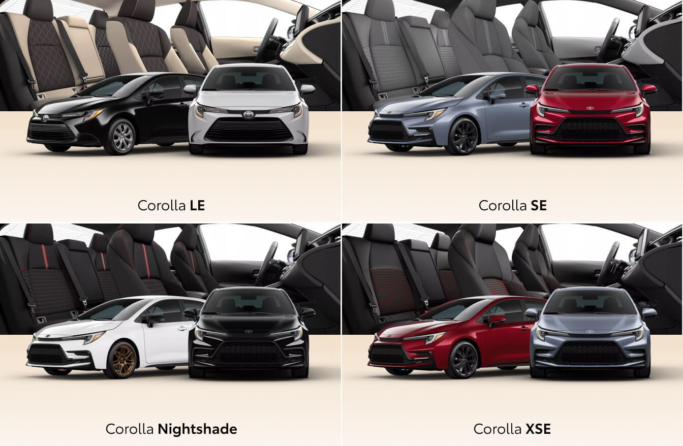Toyota Corolla Trim Levels