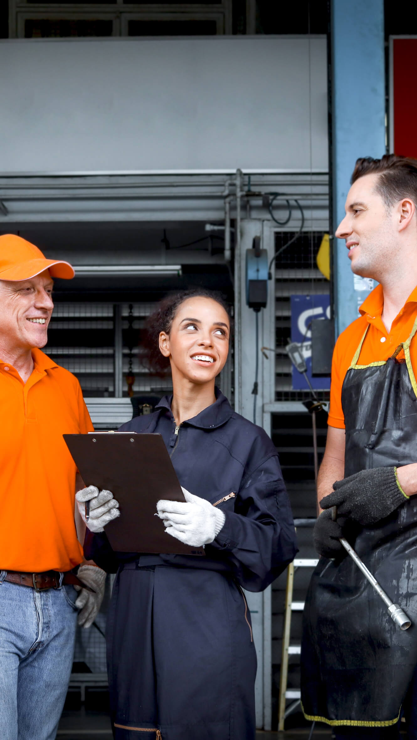 Technicians inside of a McGee Dealership Service Center