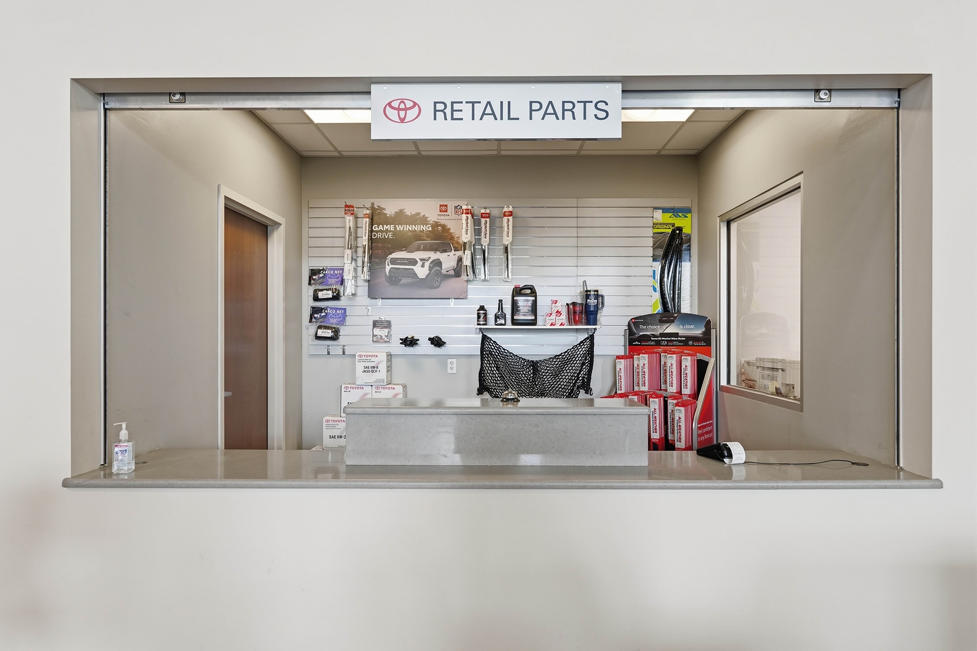 Parts counter at McGee Toyota of Hanover in Hanover, Massachusetts