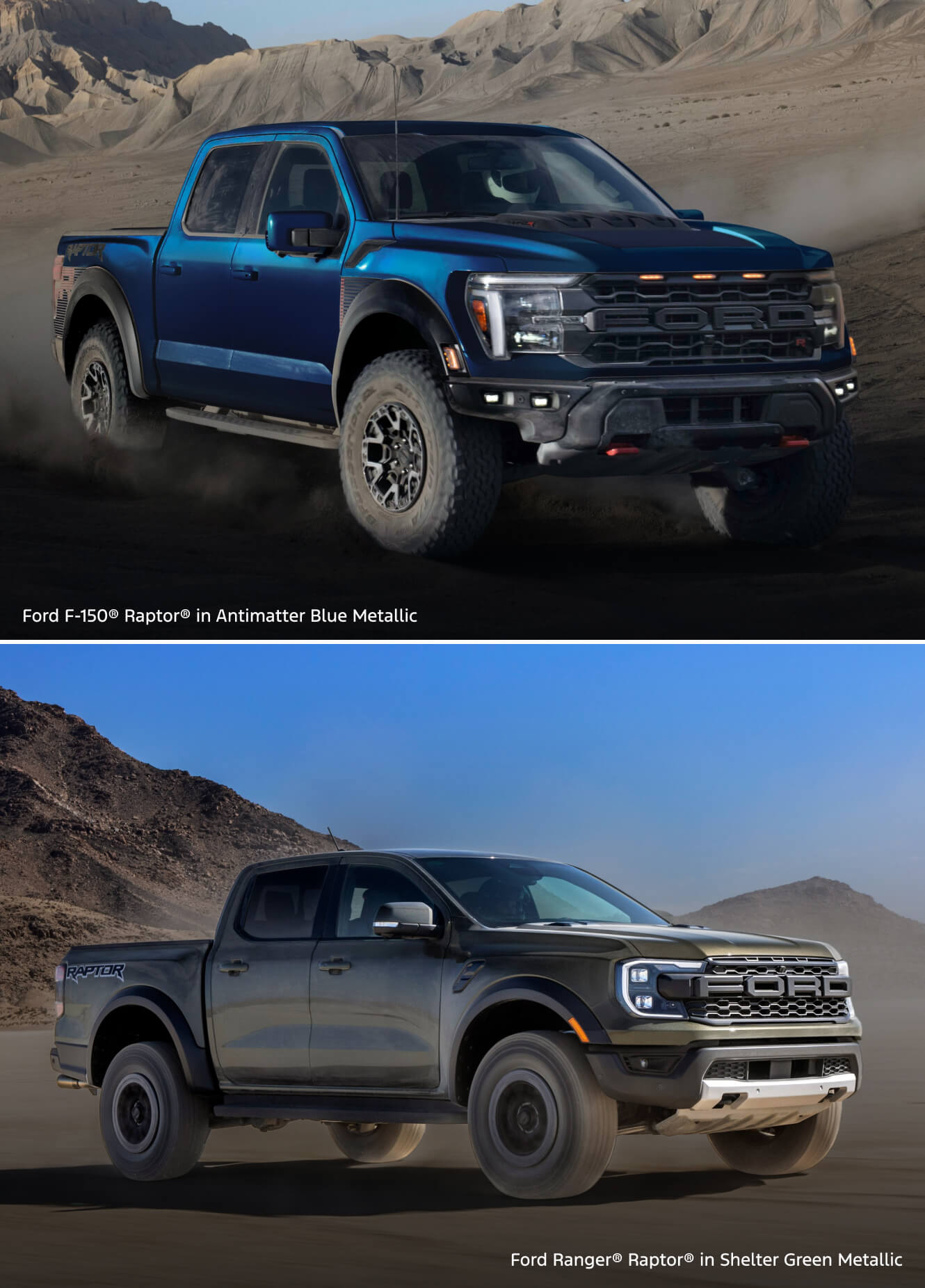 Ford F-150 Raptor & Ford Ranger Raptor