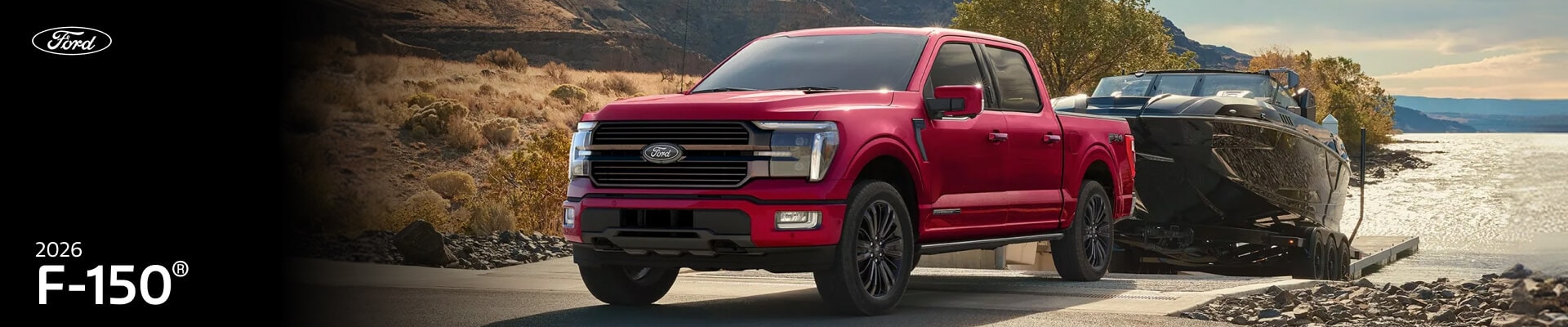 Ford F-150 Platinum in Ruby Red Metallic Tinted Clearcoat