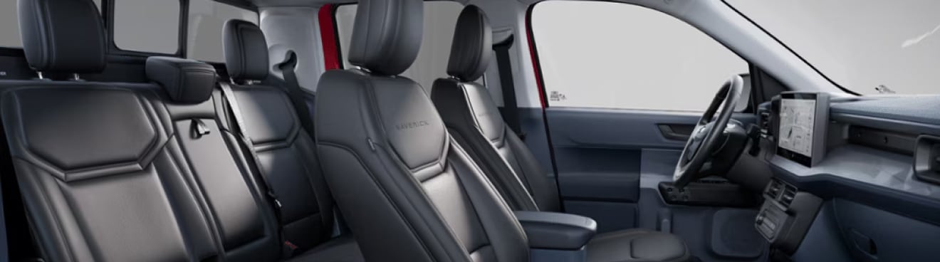 Ford Maverick Black Onyx Interior Color