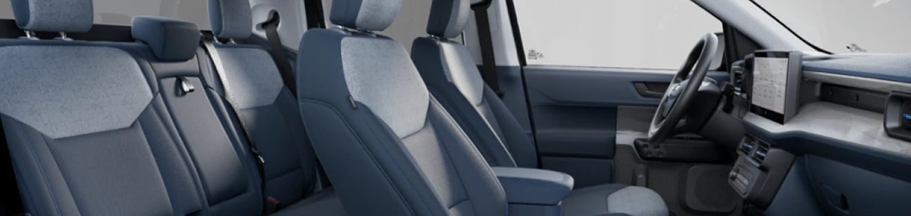 Ford Maverick Navy Pier with Aspen Gray accents Interior Color