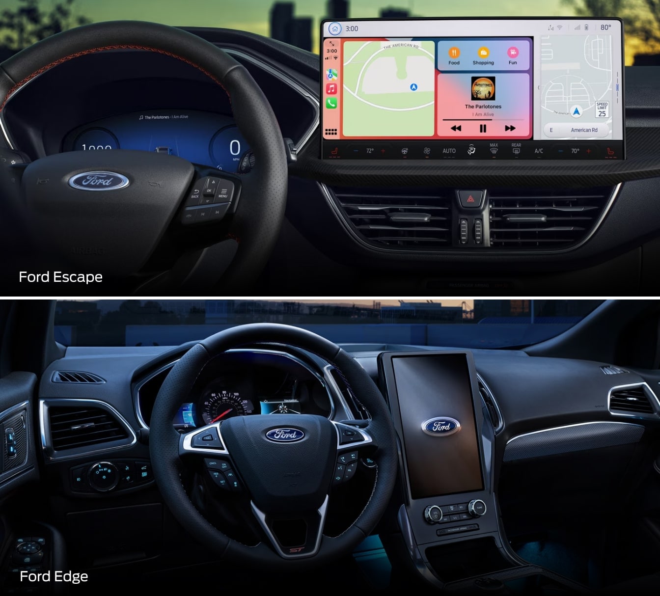 Ford Escape vs. Ford Edge: Safety & Technology Come Standard