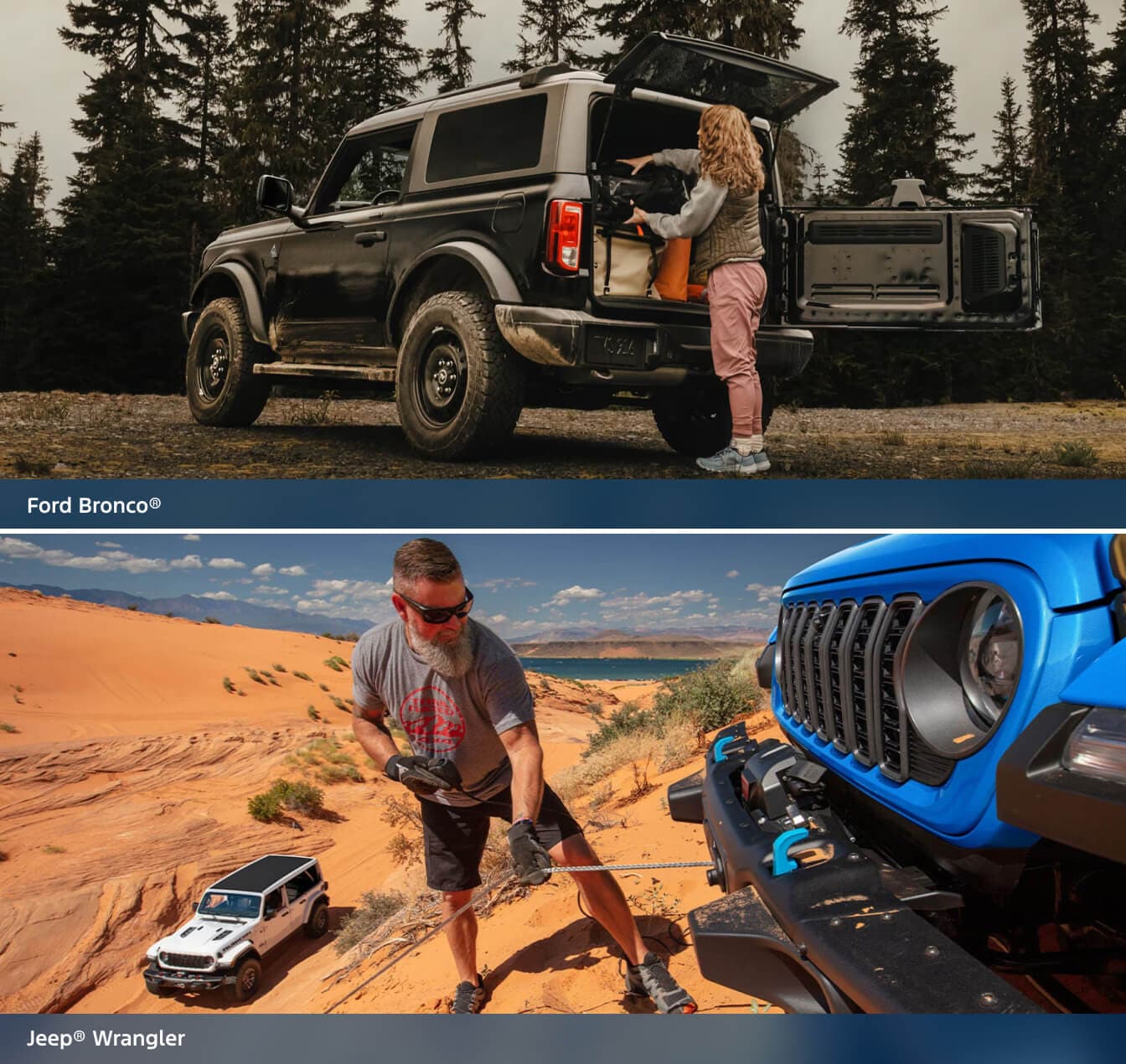 Ford Bronco vs. Jeep Wrangler Safety Features